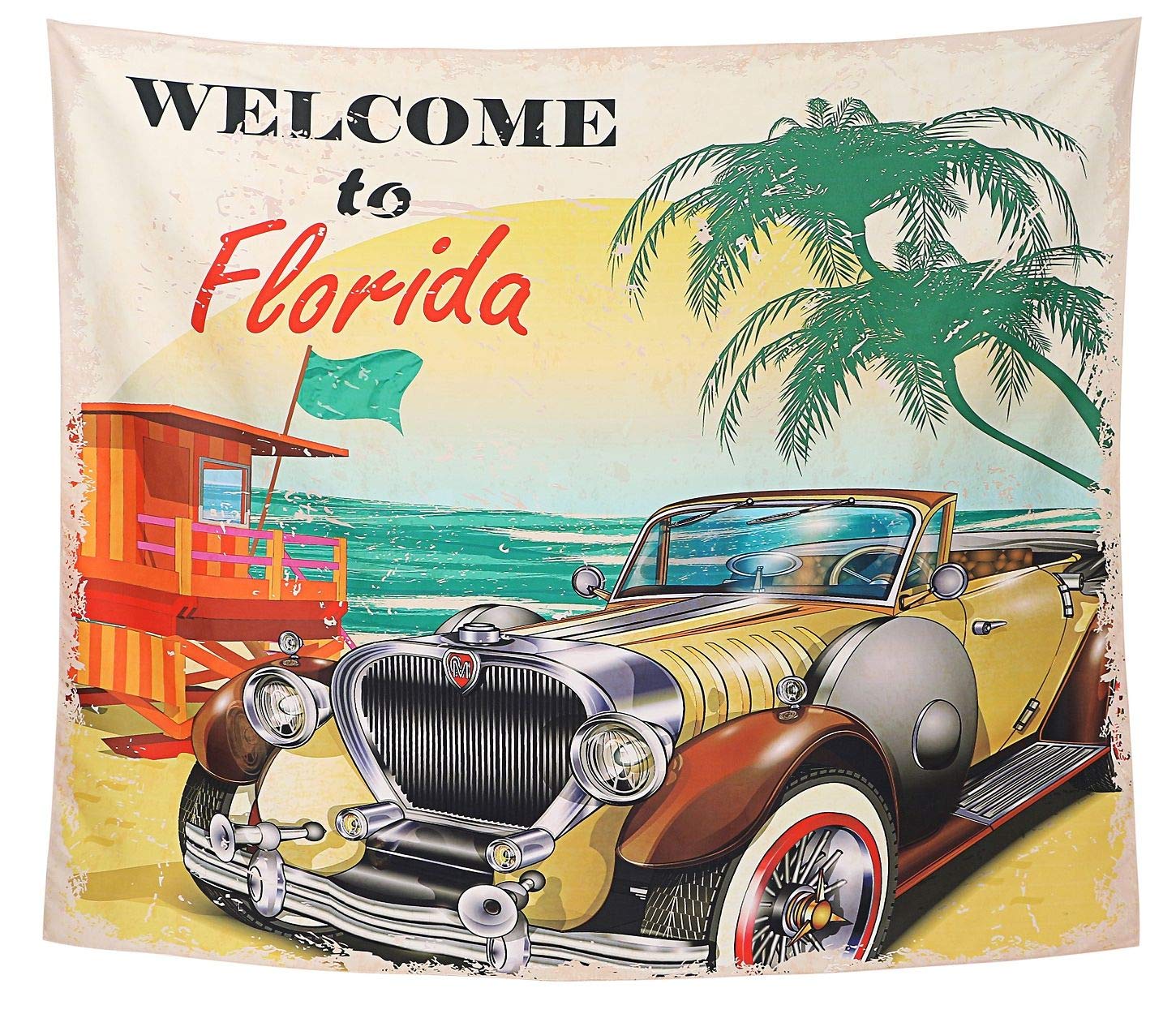 【ヴィンテージ】海洋風景 タペストリー ローゼル 西ドイツ製ラヴェルアート ヴィンテージ】海洋風景 タペストリー ローゼル 西ドイツ製